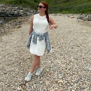 white dress